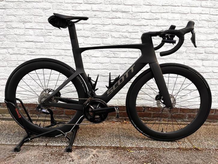 RACEFIETS SCOTT FOIL RC 10 2025 (MAT ZWART), Fietsen en Brommers, Fietsen | Racefietsen, Zo goed als nieuw, Heren, Overige merken