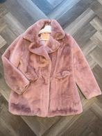 Roze faux fur jas, Verzenden, Zo goed als nieuw, Maat 38/40 (M), Roze