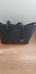 Schooltas zwart school tas handtas, Ophalen of Verzenden, Gebruikt, Zwart