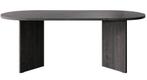Eettafel Philipa ovaal - antraciet (NIEUW) naduvi, Huis en Inrichting, Tafels | Eettafels, Ophalen, 200 cm of meer, 50 tot 100 cm