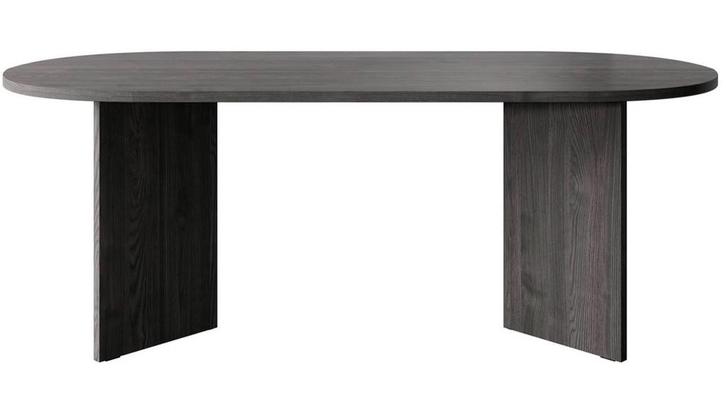 Eettafel Philipa ovaal - antraciet (NIEUW) naduvi, Huis en Inrichting, Tafels | Eettafels, Zo goed als nieuw, 50 tot 100 cm, 200 cm of meer