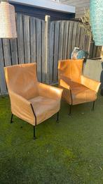 Montis Charly cognac., Huis en Inrichting, Fauteuils, Ophalen, Gebruikt, 50 tot 75 cm, Leer