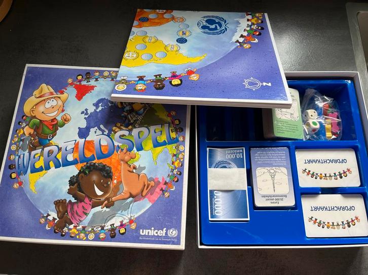 Wereldspel van Unicef, Hobby en Vrije tijd, Gezelschapsspellen | Bordspellen, Nieuw, Drie of vier spelers, Ophalen of Verzenden