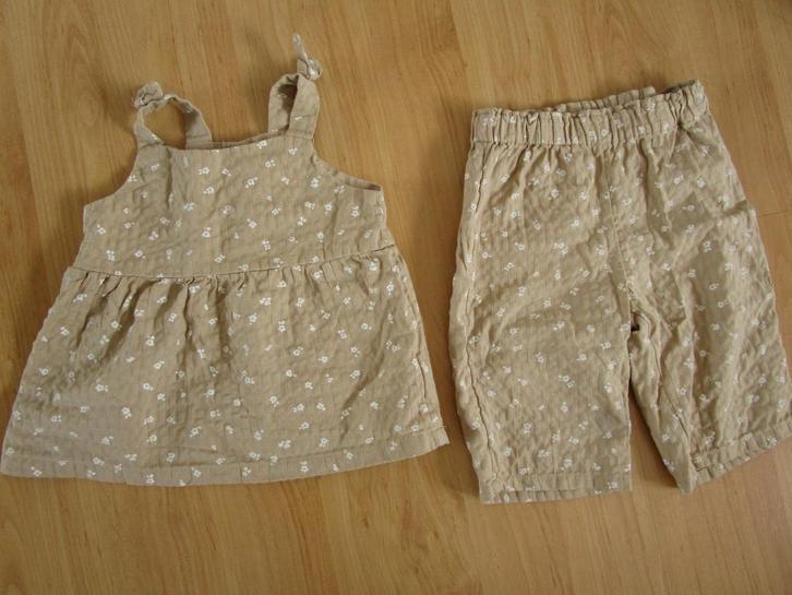 H&M - supergave zomer set maat 74, Kinderen en Baby's, Babykleding | Maat 74, Zo goed als nieuw, Meisje, Setje, Ophalen of Verzenden