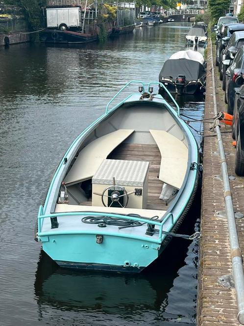 Stalen sloep 7 meter, Watersport en Boten, Sloepen, Gebruikt, 10 tot 30 pk, 6 meter of meer, Binnenboordmotor, Diesel, Staal, Ophalen
