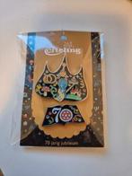 Efteling 70 Jaar Jubileum Pin, Verzamelen, Ophalen, Nieuw, Button of Speldje