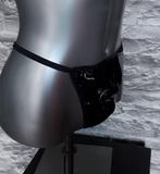 Kinky lak string XL, Kleding | Heren, Ondergoed, Ophalen of Verzenden, Zwart, Slip