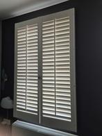 Houten Shutters - 4 stuks wit, Huis en Inrichting, Ophalen, Gebruikt, 100 tot 150 cm, Wit