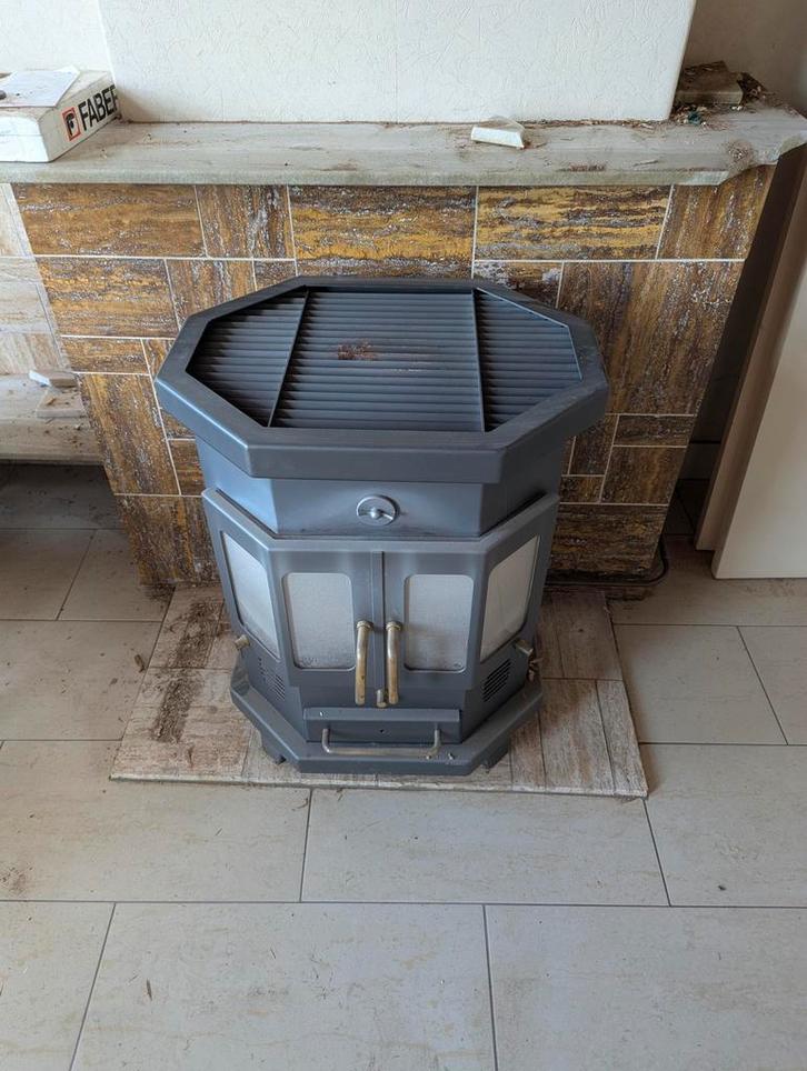 Faber Westminster gaskachel, Huis en Inrichting, Kachels, Gebruikt, Vrijstaand, Gaskachel, Gas, Ophalen