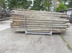Weidepalen geschild ca 3 a 4 m lang, Tuin en Terras, Palen, Balken en Planken, Ophalen, Gebruikt, 250 cm of meer, Palen