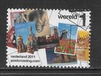 2011, Postcrossing, Tulpenveld/Molen [2884] (K2810), Postzegels en Munten, Postzegels | Nederland, Ophalen of Verzenden