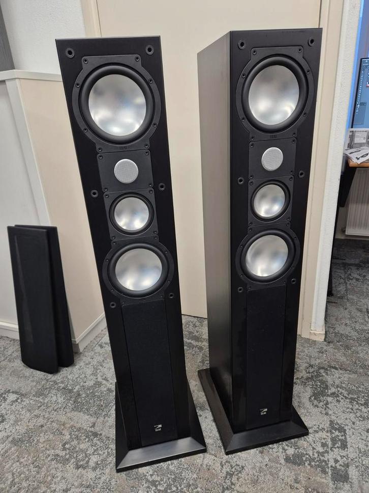 Elac CL202  Topmodel van de CL82, Audio, Tv en Foto, Luidsprekers, Gebruikt, Front, Rear of Stereo speakers, 120 watt of meer