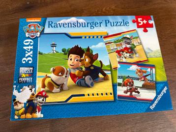 Paw Patrol Puzzel - Ravensburger - 3x49 stukjes beschikbaar voor biedingen