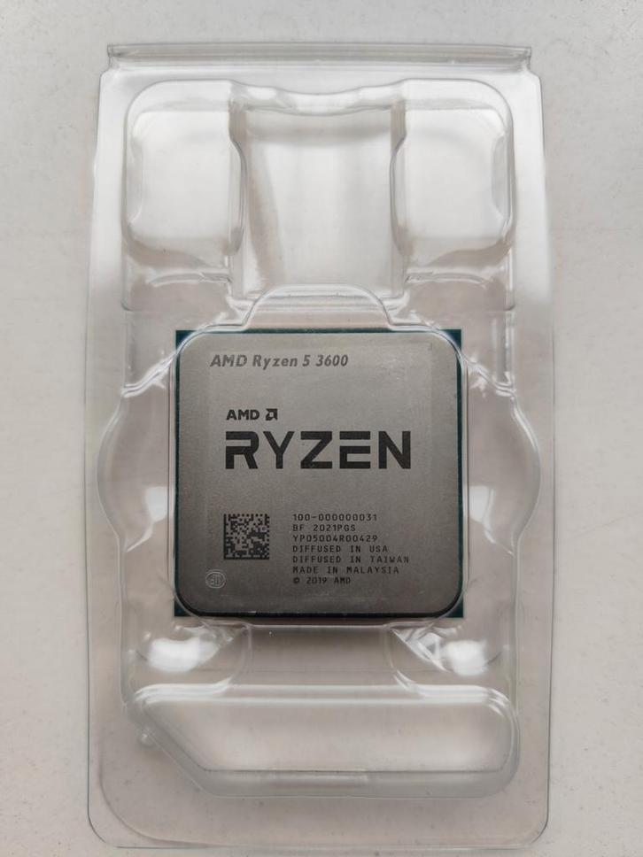 Ryzen 5 3600 – 6 cores / 12 threads, Computers en Software, Processors, Zo goed als nieuw, 6-core, 12-core, 4 Ghz of meer, Ophalen of Verzenden