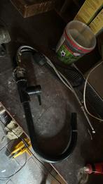 Zwarte kraan met sproeikop, Ophalen, Gebruikt