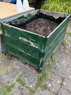 Plantenbak / kweekbak, Tuin en Terras, Bloembakken en Plantenbakken, Ophalen, Gebruikt, Rechthoekig, Hout