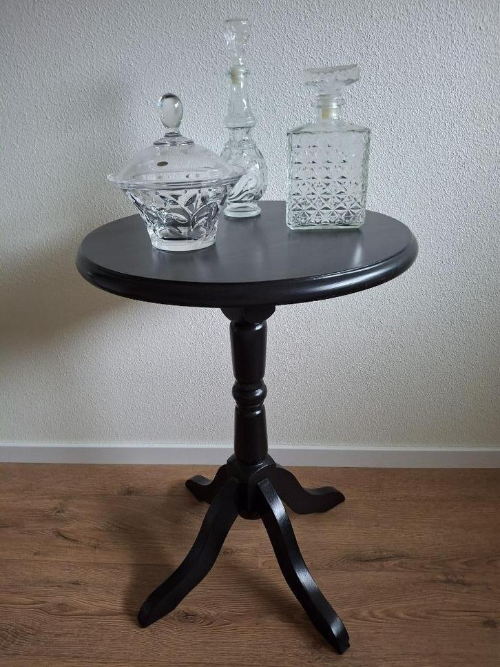 Bijzettafel, rond tafeltje, Huis en Inrichting, Tafels | Statafels, Zo goed als nieuw, Ophalen