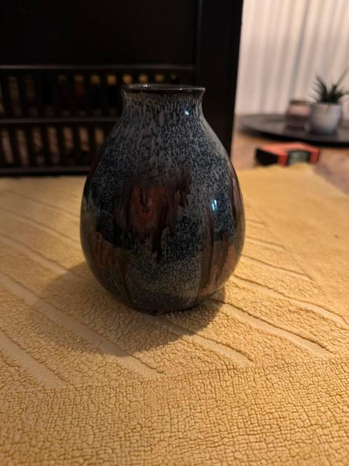 Chris Lanooy vaasje – kristallijn glazuur – 12 cm, Antiek en Kunst, Antiek | Vazen, Ophalen of Verzenden