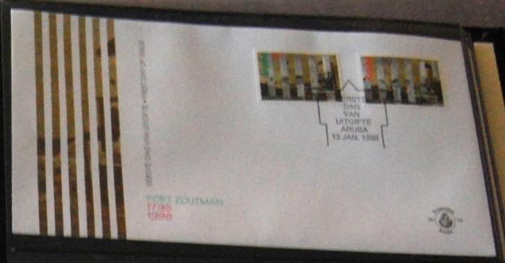 Aruba 1e dag enveloppen E73 t/m E78 uit jaar 1998., Postzegels en Munten, Postzegels | Eerstedagenveloppen, Onbeschreven, Rest van de wereld
