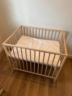 NieuwEurope Baby Felix Box Mat Naturel incl nieuw boxmatras, Kinderen en Baby's, Boxen, Nieuw, In hoogte verstelbaar, Ophalen