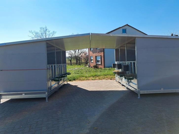 KMAX3 kalverbox – 3 eenlingboxen / groepshok buite, Dieren en Toebehoren, Overige Dieren-accessoires, Nieuw, Verzenden