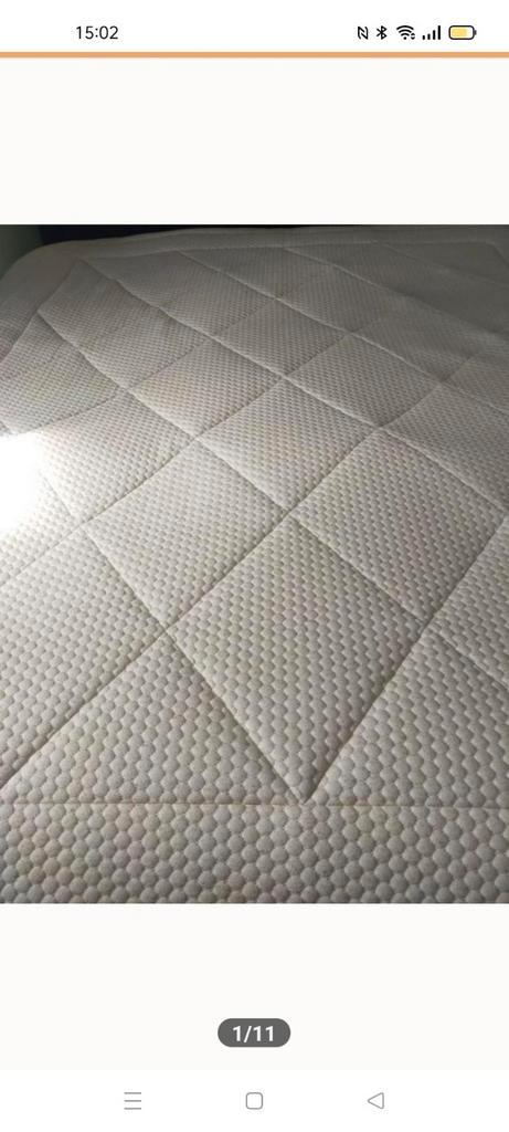 aeromax Swiss Sense topper 180 x 220 x 10 cm, Huis en Inrichting, Slaapkamer | Beddengoed, Gebruikt, Tweepersoons, Wit, Ophalen