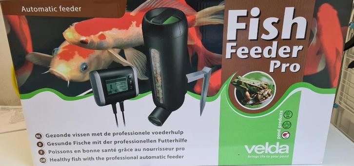Velda fish feeder pro, Tuin en Terras, Vijver-toebehoren, Zo goed als nieuw, Overige typen, Ophalen of Verzenden