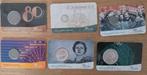 6 Historische Coincards Koninklijke Nederlandse Munt, Ophalen of Verzenden, Nederland, Munten