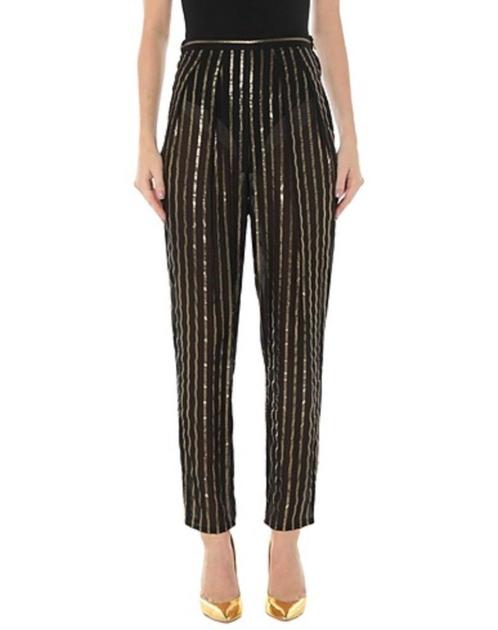Patrizia Pepe palazzo broek maat 36 doorschijnend zwart goud, Kleding | Dames, Broeken en Pantalons, Nieuw, Maat 36 (S), Zwart