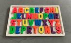 VINTAGE FISHER PRICE magnetisch alfabet bord compleet, Gebruikt, Ophalen of Verzenden