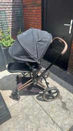 Cybex Kinderwagen 2-in-1 Priam 4 Rosegold - Sepia Black, Kinderen en Baby's, Kinderwagens en Combinaties, Ophalen, Zo goed als nieuw