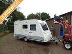 Caravelair 390 Ambiance Style vast bed/ trein zit/ MOVER, Bedrijf, Treinzit, 4 tot 5 meter, Caravelair