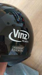 Zwarte vinz helm met hoes, Fietsen en Brommers, Ophalen of Verzenden, Gebruikt, Vinz