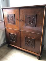 Leuke vintage kast met dierfiguren, Huis en Inrichting, Ophalen, Gebruikt