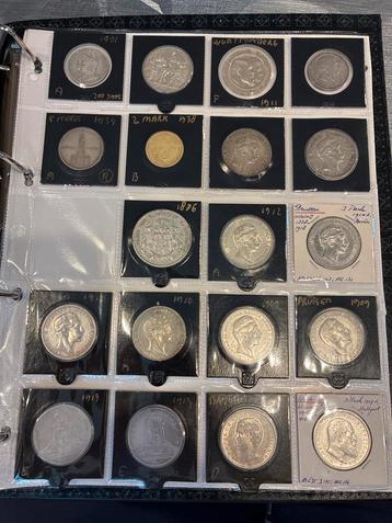 Collectie Duitse Mark en Reichsmark Munten beschikbaar voor biedingen