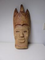 Houten Masker 15 bij 51 cm Azteken / Peru, Antiek en Kunst, Ophalen of Verzenden