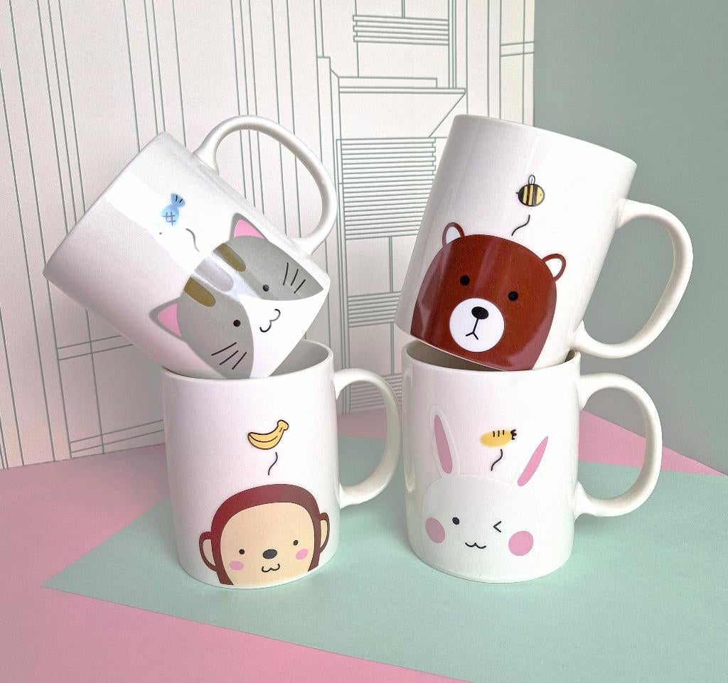 Mokken – €5,- per stuk, Huis en Inrichting, Keuken | Servies, Nieuw, Ophalen of Verzenden, Overige stijlen, Kop(pen) en/of Schotel(s)