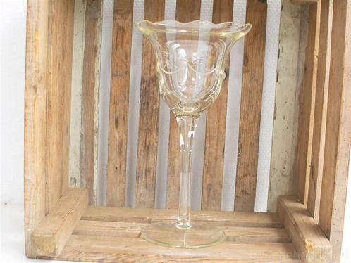 vaas in de vorm van een wijnglas 25338, Tuin en Terras, Tuinvazen, Gebruikt, Ophalen of Verzenden