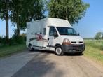 Renault paardenwagen / dubbel cabine TOPSTAAT horsetruck, Stof, Renault, Wit, Bedrijf