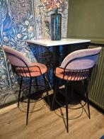 2 Hoge Barkrukken - Stijlvol Design, Ophalen, Gebruikt, Met voetsteun, 60 tot 90 cm