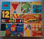 12 Spellen in 1 doos, o.a. ganzenbord, damspel en halma, Hobby en Vrije tijd, Gezelschapsspellen | Bordspellen, Ophalen of Verzenden