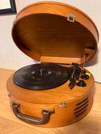 Nostalgische platenspeler in houten kist, Audio, Tv en Foto, Platenspelers, Ophalen, Zo goed als nieuw, Overige merken