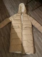 Beige gewatteerde jas met teddy voering - Maat M, Ophalen of Verzenden, Zo goed als nieuw, Maat 38/40 (M), Beige