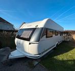 Hobby 560 WFU 2021 – mover, combi 6E, voortent + luifel, Caravans en Kamperen, Caravans, Hobby, Vast bed, 6 tot 7 meter, Kachel