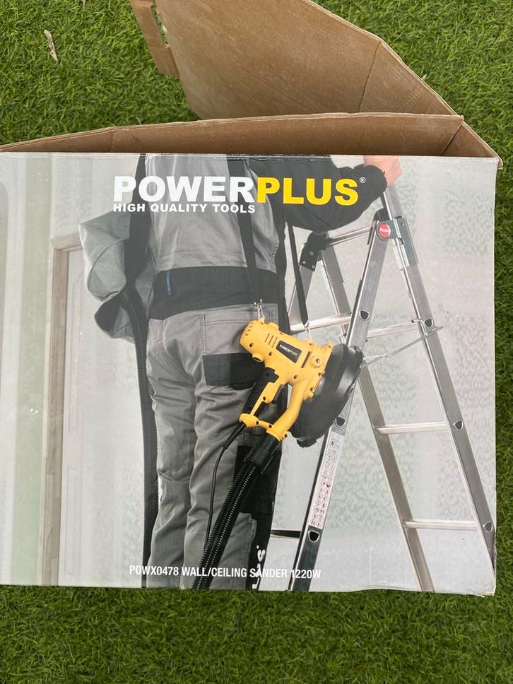 Powerplus Muurschuurmachine 1220W, Doe-het-zelf en Verbouw, Gereedschap | Schuurmachines, Gebruikt, Overige typen, 1200 watt of meer