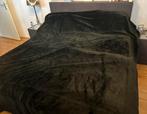 Zwarte Bont Sprei - Warm en Stijlvol, Ophalen of Verzenden, Gebruikt