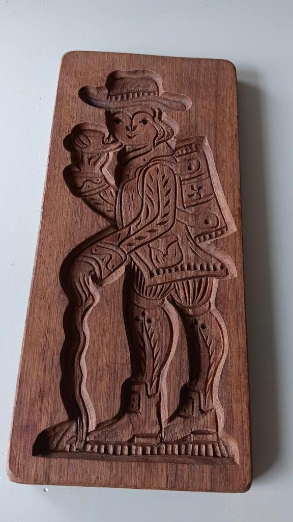 Speculaasplank met grote pop., Antiek en Kunst, Antiek | Keukenbenodigdheden, Ophalen of Verzenden
