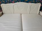 Bed, Queen Ann style met nachtkastjes, 1.40x2.10m, Ophalen of Verzenden, Gebruikt, Hout, 65 cm of meer