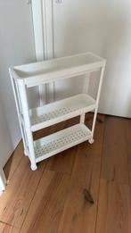 2 stuks: Kunstof badkamerkastje Vesken Ikea, Huis en Inrichting, Ophalen of Verzenden, Zo goed als nieuw, Wit, Overige typen