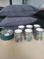 Turkse Thee Kopjes en Schotels - 6 stuks, Huis en Inrichting, Keuken | Servies, Keramiek, Ophalen of Verzenden, Zo goed als nieuw